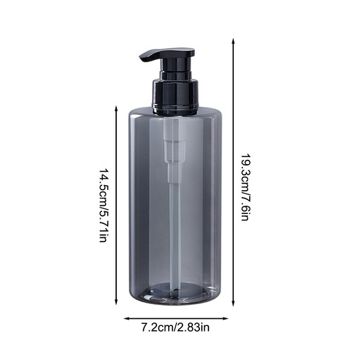 Pump bottle dispenser clear - pump,