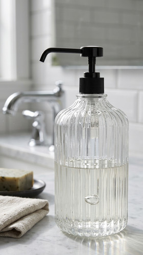 Ribbed laundry dispenser - laundry,