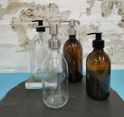 Reusable amber glass bottle - reusable,