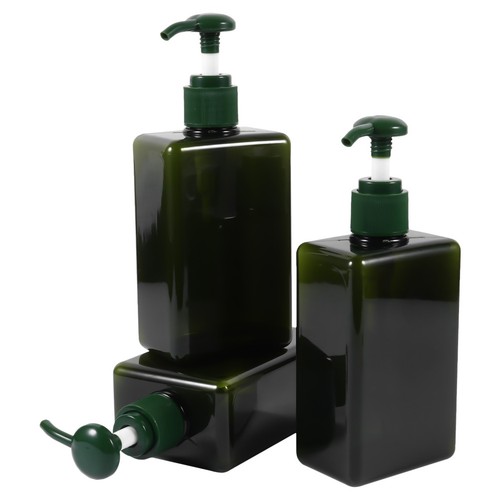 Reusable green lotion bottle - reusable,