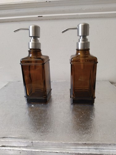 Bathroom soap dispenser - , glass