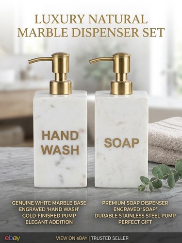 Luxury white marble soap - luxury,