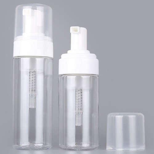 Reusable transparent foam soap - transparent,