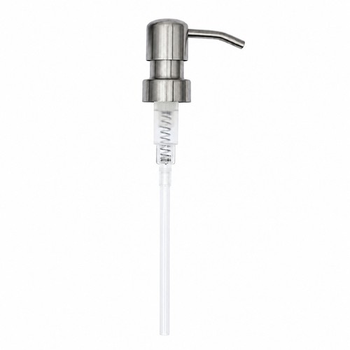 Brown glass soap dispenser - soap,