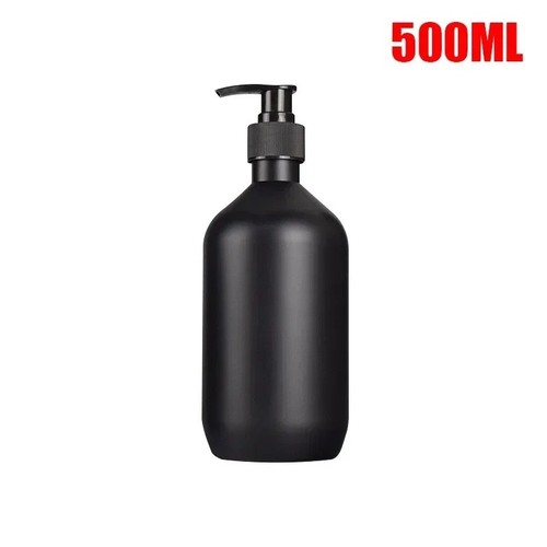 Matte black soap - black, dispenser