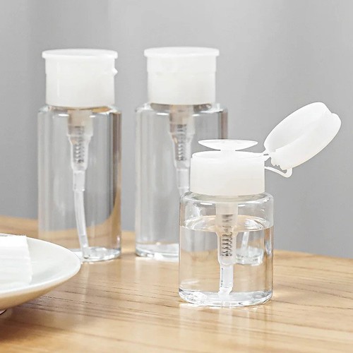 Refillable push pump dispenser - refillable,