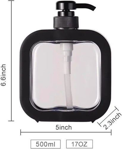 500ml bamboo pump - bamboo, soap